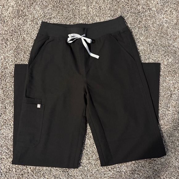 Figs High Waisted Isabel Wide Leg Scrub Pants - Picture 3 of 5